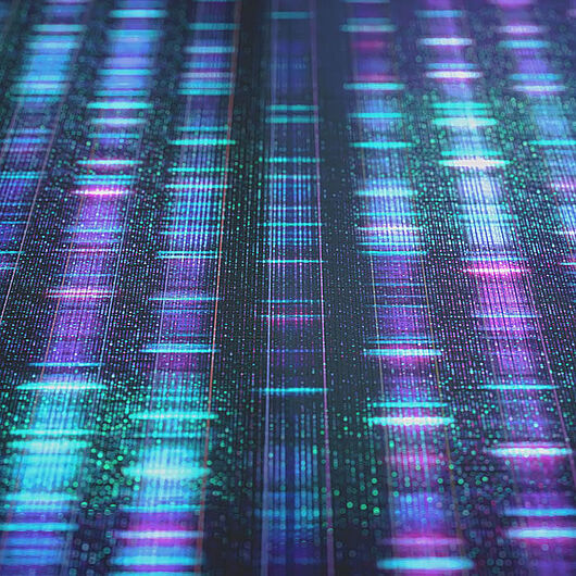 Symbolic images showing DNA data